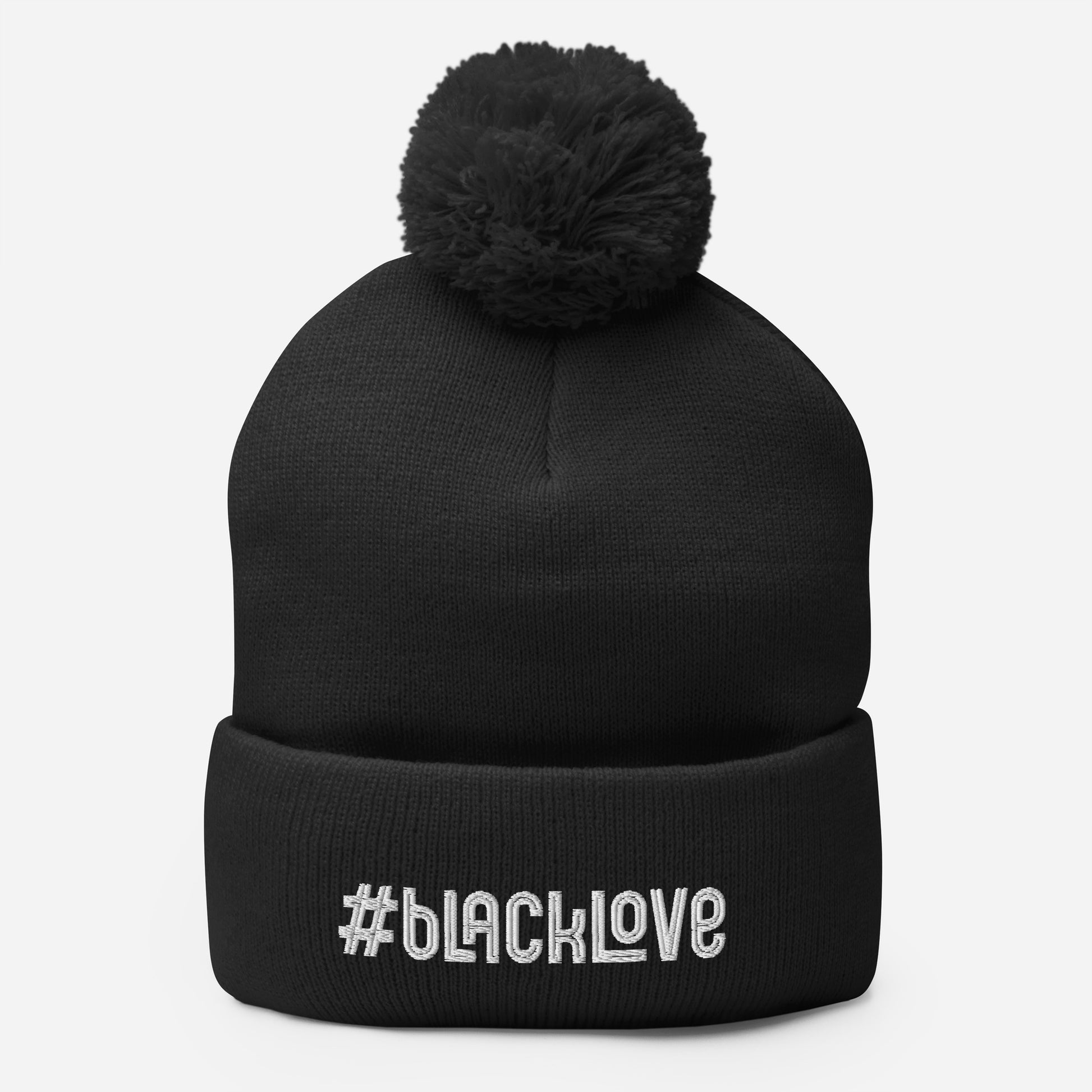 Black Love - Pom Pom Beanie - LetsChatAboutLove