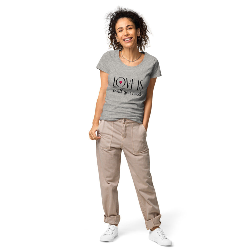 Love Is All You Need - Organic Tee - LetsChatAboutLove