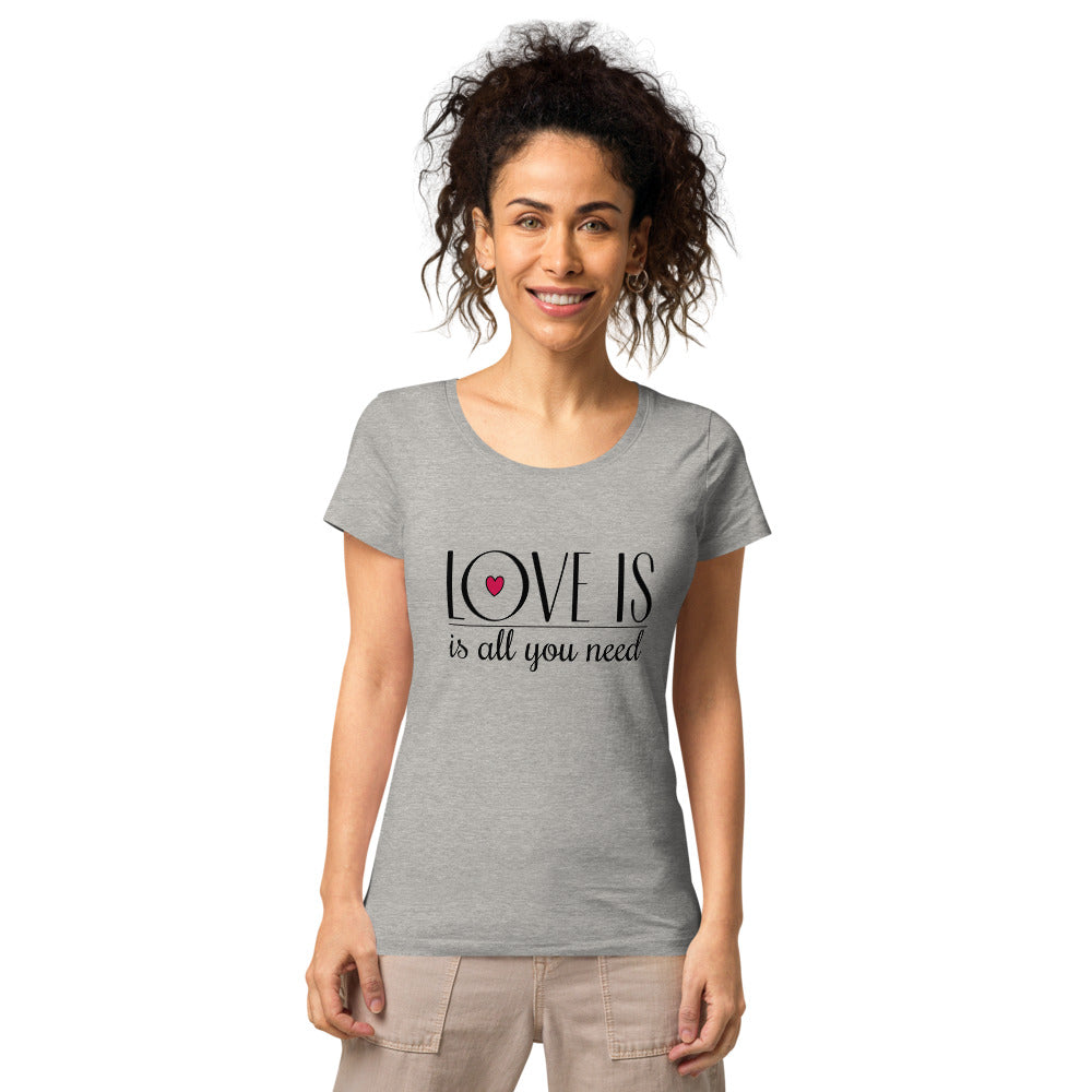 Love Is All You Need - Organic Tee - LetsChatAboutLove