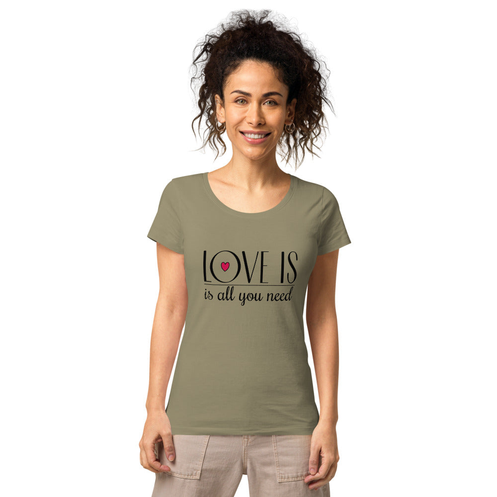 Love Is All You Need - Organic Tee - LetsChatAboutLove