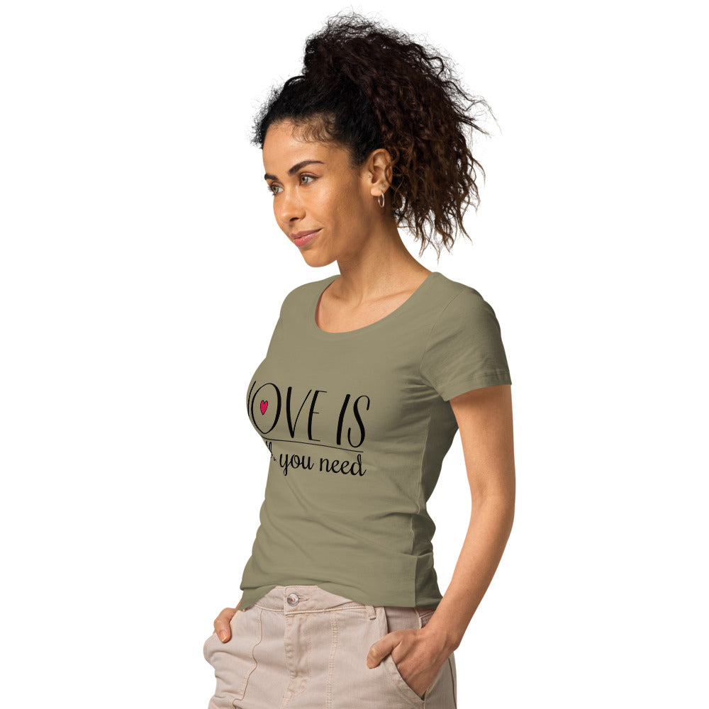 Love Is All You Need - Organic Tee - LetsChatAboutLove