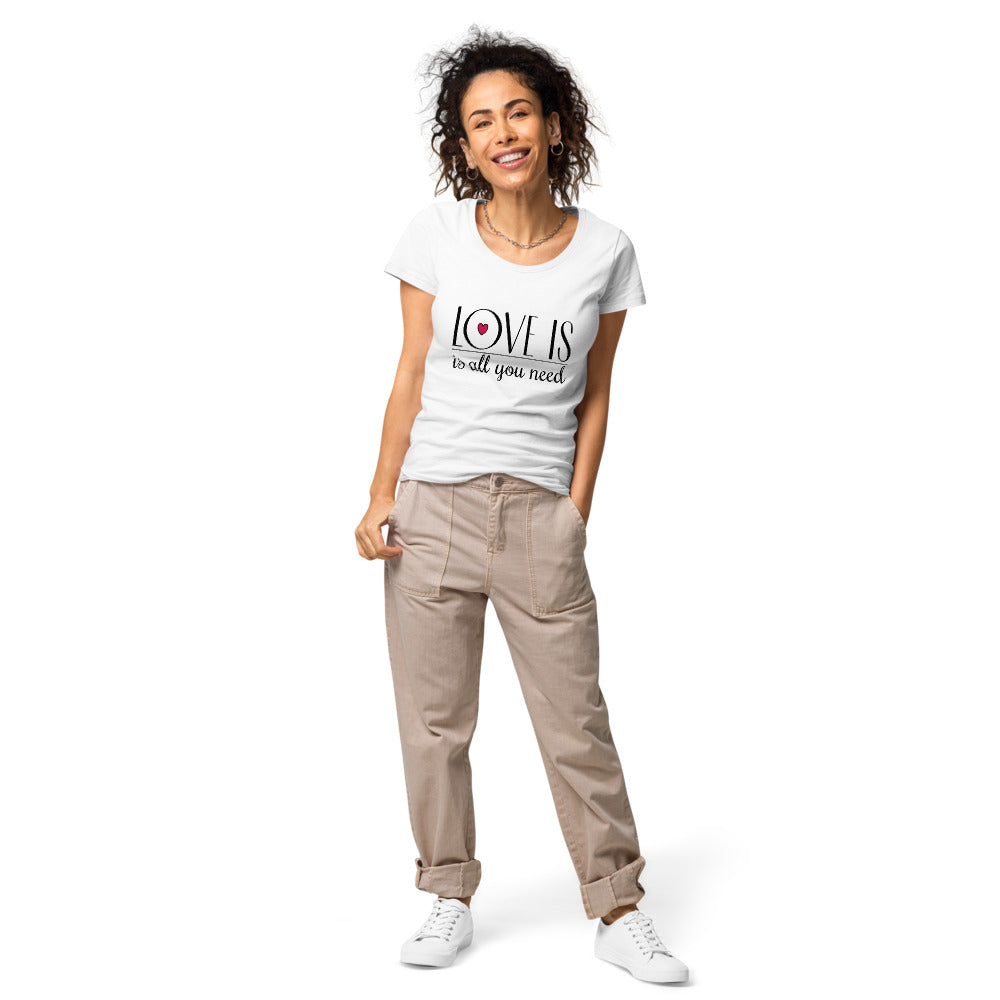 Love Is All You Need - Organic Tee - LetsChatAboutLove